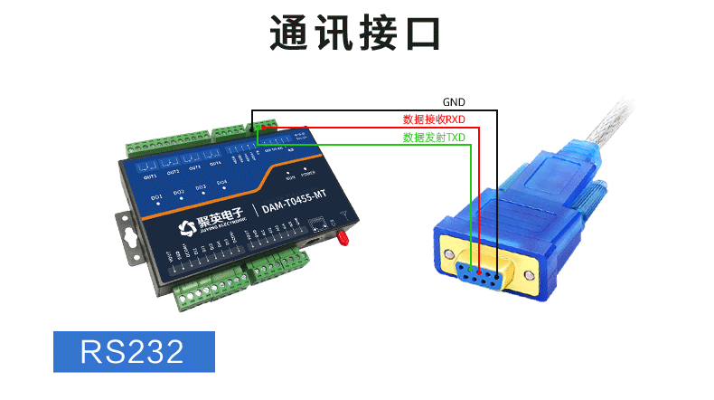 工业级继电器控制板通讯接口