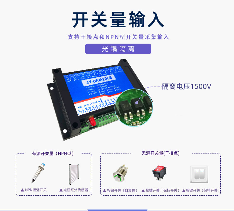 LoRa1066 LoRa无线控制模块开关量输入