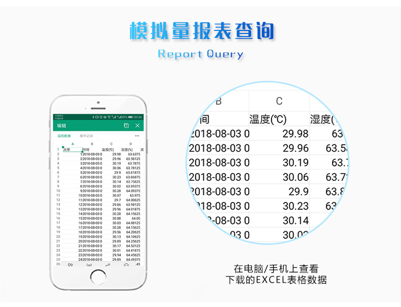 LORA风速采集器报表查询