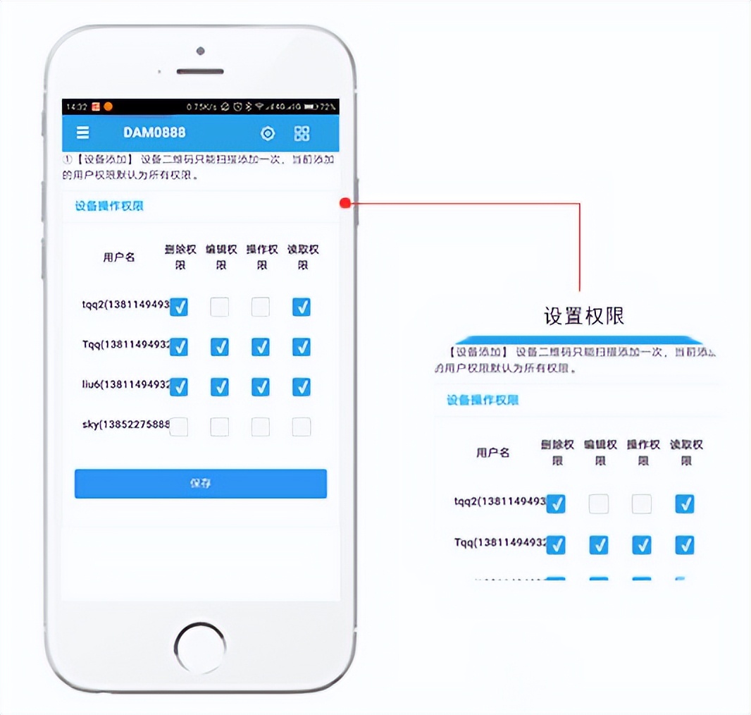 聚英物联网云平台的账号管理功能