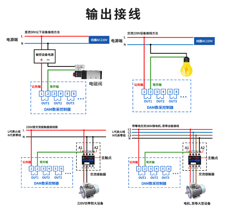 继电器模块接线