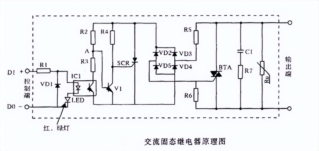 交流固态继电器原理图