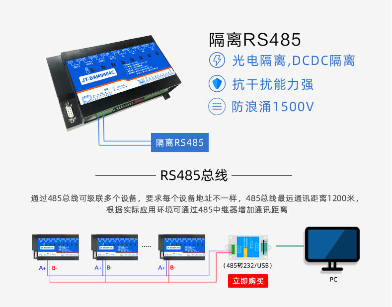 隔离RS485接口