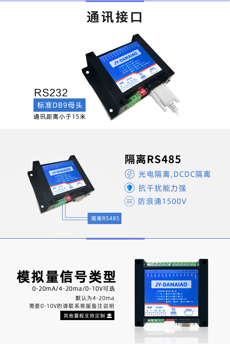 DAMAIAO 模拟量测控模块工作原理