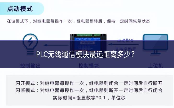 PLC无线通信模块最远距离多少?