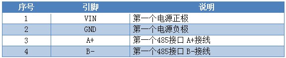 智能按键板485接口引脚说明