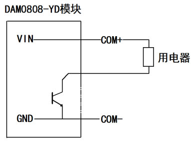 DAM-1600DO-YD 工业级IO模块接线图