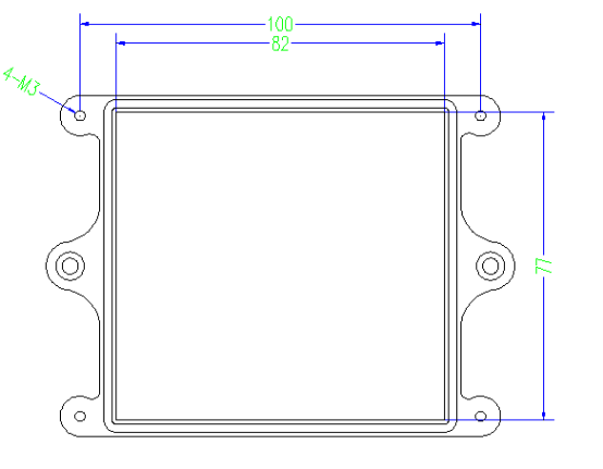 WS2-A 温湿度传感器产品尺寸