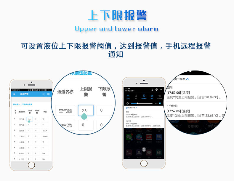 LORA液位采集器报警功能