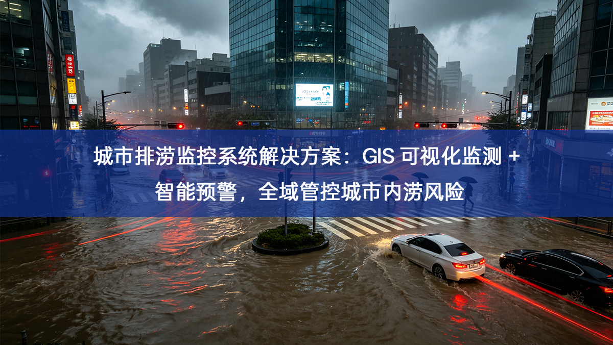 「智慧城市」城市排涝监控系统解决方案:GIS 可视化监测 + 智能预警,全域管控城市内涝风险 「智慧城市」城市排涝监控系统解决方案:GIS 可视化监测 + 智能预警,全域管控城市内涝风险