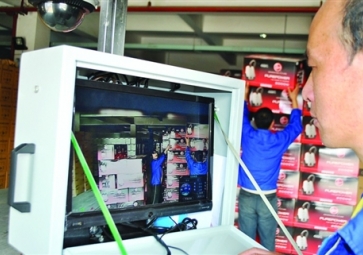 Surveillance cameras remote monitoring enterprises export product packing