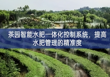 「智慧农业」茶园智能水肥一体化控制系统，提高水肥管理的精准度