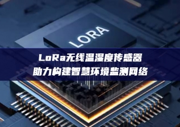 LoRa无线温湿度传感器助力构建智慧环境监测网络