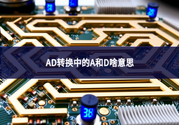 ad转换中的a和d啥意思