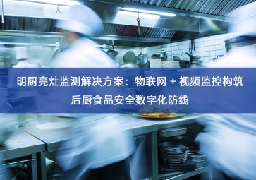 明厨亮灶监测解决方案：物联网 + 视频监控构筑后厨食品安全数字化防线