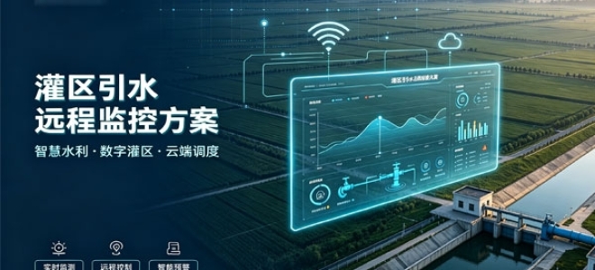 灌区引水远程监控方案，以数字化手段推动农业现代化发展