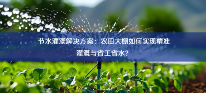 节水灌溉解决方案：农田大棚如何实现精准灌溉与省工省水？