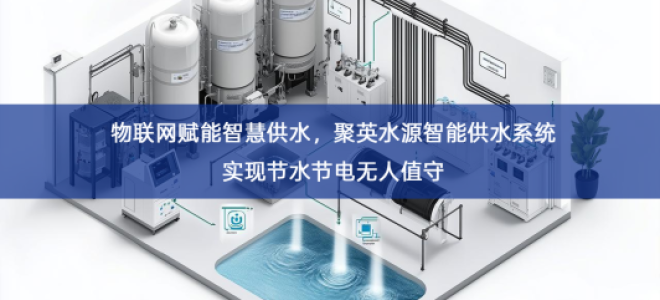 「智慧水利」物联网赋能智慧供水，聚英水源智能供水系统实现节水节电无人值守
