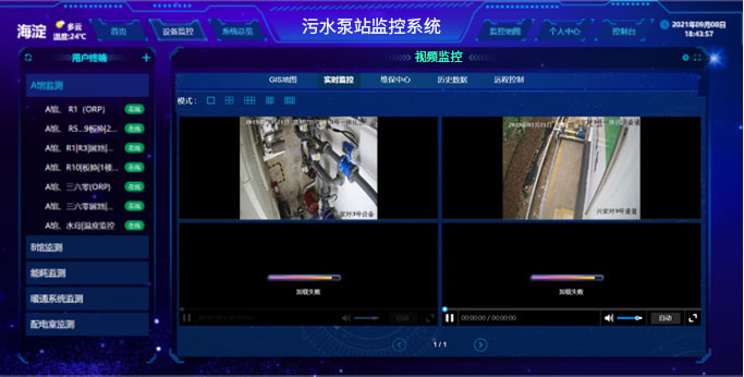 聚英城市排水泵站监控系统实时监控